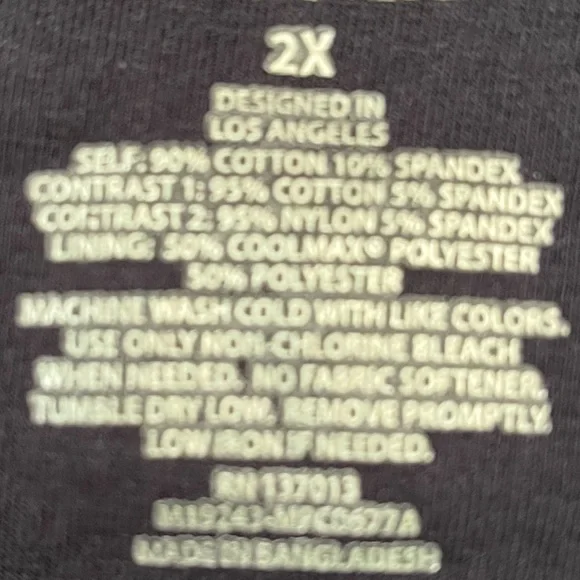 New! Very. Nice Womens Navy Tie-Dye Marika Capris. 
Size 2X. NWOT! - Picture 3 of 6